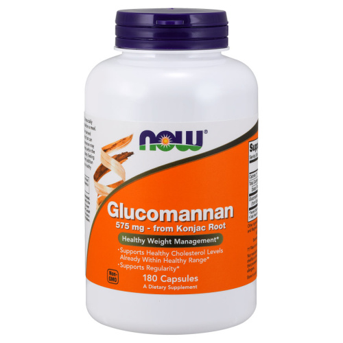 Glucomannan(Глюкоманнан)NowFoods575mg180капсул