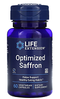 Life Extension Optimized Saffron (Оптимизированный шафран) 60 растительных капсул