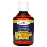 COD Liver Oil 960 мг Omega-3 (Масло печени трески) 200 мл (Oslomega)
