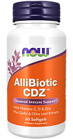 Now Foods AlliBiotic CDZ (Аллибиотик) 60 мягких капсул