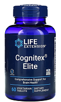 Life Extension Cognitex Elite (Комплексная поддержка здоровья мозга) 60 вегетарианских таблеток