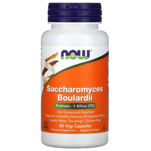 Saccharomyces Boulardii (Сахаромицеты Буларди) 60 капсул (Now Foods)