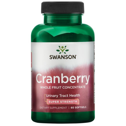 Cranberry (Концентрат плодов клюквы) 60 мягких капсул (Swanson) Cranberry (Концентрат плодов клюквы) 60 мягких капсул (Swanson)