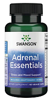 Adrenal Essentials (Основы надпочечников) 60 вег капсул (Swanson)