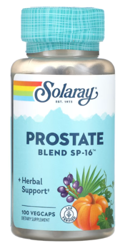 Solaray Prostate Blend SP-16 (Поддержка простаты) 100 растительных капсул