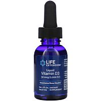 Vitamin D3 2000 МЕ Liquid (Холекальциферол) 30 мл (Life Extension)