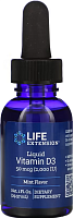 Life Extension Liquid Vitamin D3 (Жидкий витамин D3) 2000 IU 50 мкг. 29,57 мл.