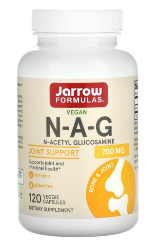 N-A-G N-Acetyl Glucosamine 700 mg (N-ацетил глюкозамин 700 мг) 120 вег капс (Jarrow Formulas)