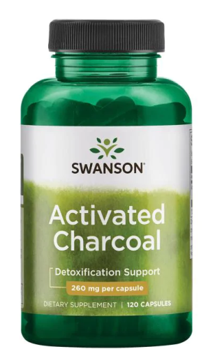 Activated Charcoal (Активированный уголь) 260 мг 120 капсул (Swanson) Activated Charcoal (Активированный уголь) 260 мг 120 капсул (Swanson)