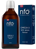 Omega-3 with lemon flavor (Омега-3 со вкусом лимона) 1540 мг 250 мл (NFO)