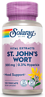 Solaray St. John's Wort Extract (Зверобой, 0.3% гиперицина) 300 мг. 120 растительных капсул