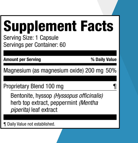 Magnesium IsaFlush (магний с натуральными травами) 200мг 60 капсул (Isagenix) срок06.22 фото 2