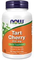 Now Foods Tart Cherry (Терпкая вишня концентрат, Prunus Cerasus) 500 мг. 90 растительных капсул