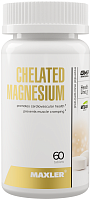 Maxler Chelated Magnesium (Магний бисглицинат хелат) 200 мг. 60 таблеток