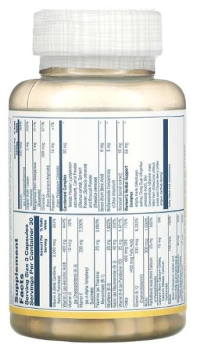 Solaray Women's Golden Multivitamin (Мультивитамины для женщин) 90 капсул фото 4