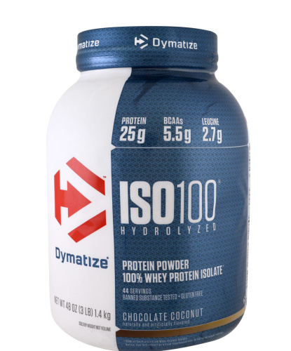 Протеин гидролизат Dymatize Nutrition ISO 100 Hydrolyzed (1362г)