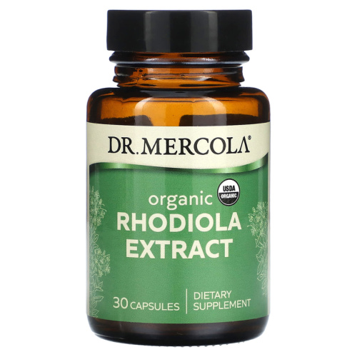Organic Rhodiola Extract 340 mg (Органический экстракт родиолы 340 мг)30 капсул (Dr. Mercola)