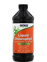 Now Foods Жидкий Хлорофилл (Liquid Chlorophyll) с ароматом мяты 473 мл.
