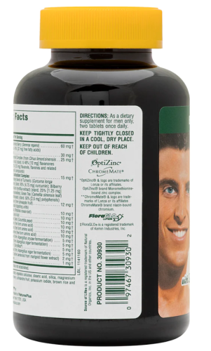 Source of Life Men Multi-Vitamin and Mineral Supplement Iron-Free 120 Tablets (NaturesPlus) фото 4