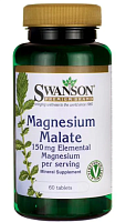 Magnesium Malate 150 мг (Малат Магния) 60 таблеток (Swanson)