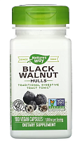 Black Walnut Hulls 1000 mg (Скорлупа черного ореха 1000 мг) 100 вег капс (Nature's Way)