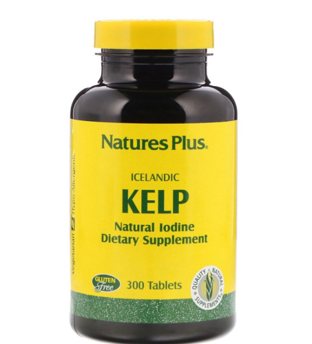 NaturesPlus Icelandic Kelp (Исландские бурые водоросли) 150 мг. 300 таблеток фото 2