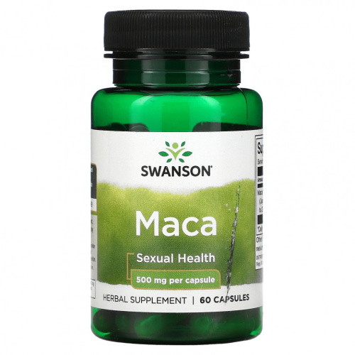 Maca 500 мг (Мака) 60 капсул (Swanson)