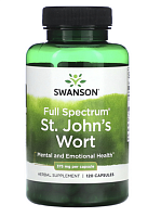 Swanson Full Spectrum St. John's Wort (Зверобой полного спектра действия) 375 мг. 120 капсул