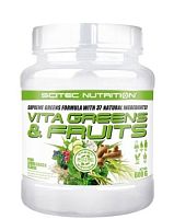 Vita Greens & Fruits with Stevia 360 г (Scitec Nutrition) cрок 11.2021