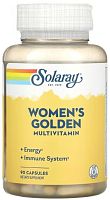 Solaray Women's Golden Multivitamin (Мультивитамины для женщин) 90 капсул