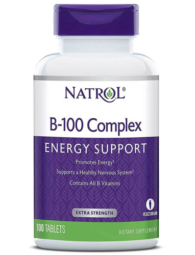 B-100 Complex (Б-100 комплекс)  100 табл (Natrol)