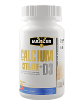 Maxler Calcium Citrate + D3 (Кальций Цитрат + Витамин D3) 120 таблеток