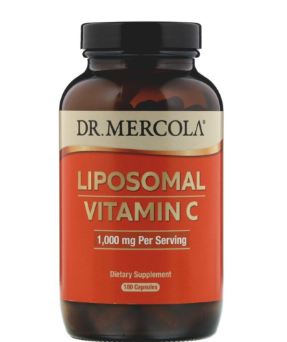 Liposomal Vitamin C 1000 мг (Липосомальный витамин С) 180 капсул (Dr. Mercola)