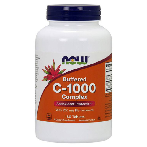 Now Foods Буферизованный витамин C-1000 (Buffered Vitamin C-1000) 180 таблеток фото 4
