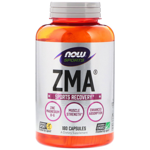 Now Foods Sports ZMA 180 капсул фото 2