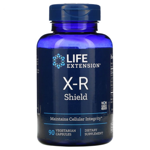 Life Extension X-R Shield (Поддерживает целостность клеток и здоровье ДНК) 90 растительных капсул