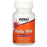 Now Foods Daily Vits (Дейли Витс, Мультивитаминный комплекс) 100 таблеток