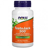 Now Foods TestoJack 300 with Tongkat Ali 300 мг. 60 растительных капсул