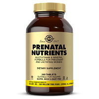 Solgar Prenatal Nutrients мультивитамины и мультиминералы 240 таблеток