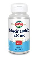 Niacinamide 250 mg (Ниацинамид 250 мг) 100 таблеток (KAL)