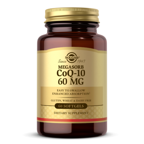 Solgar Мегасорб с Коэнзимом Q-10 (Megasorb CoQ-10) 60 мг. 60 капсул 
