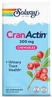 Solaray CranActin Chewable (Экстракт клюквы) 200 мг. 60 жевательных таблеток
