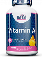 Vitamin A 10000 МЕ (СРОК 12/24) (Витамин А) 100 капсул (Haya Labs)