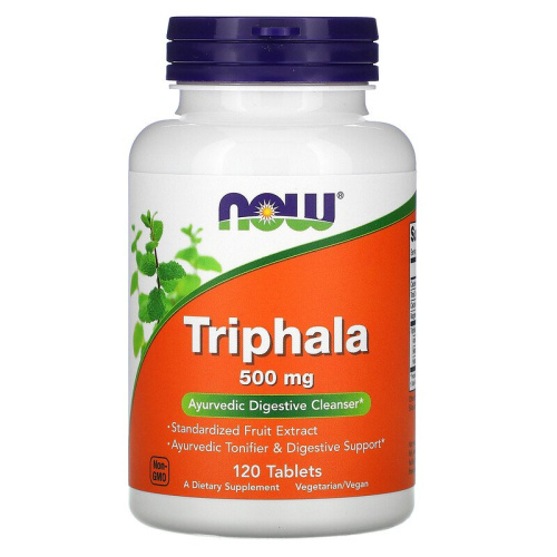Now Foods Трифала Triphala 500 мг. 120 капсул 