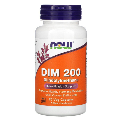 Now Foods DIM 200 Diindolylmethane (Дииндолилметан) 90 растительных капсул