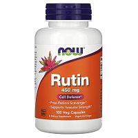 Now Foods Rutin 450 мг. (Рутин) 100 растительных капсул