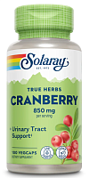 Solaray True Herbs Cranberry (Клюква) 850 мг. 100 растительных капсул