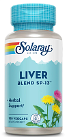 Liver Blend SP-13 (milk Thistle Dandelion with Cell Salt Nutrients) 100 вег капсул (Solaray)