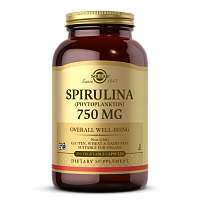 Solgar Спирулина (Spirulina) 750 мг. 250 таблеток
