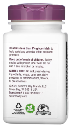 Nature's Way DGL Ultra (Глицирризинат солодки) 75 мг. 90 растительных капсул фото 4